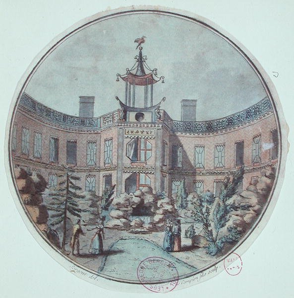 Die chinesischen Bäder in Paris, gegründet von Lenoir von French School