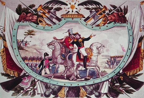Der Tod von General Desaix in der Schlacht von Marengo von French School