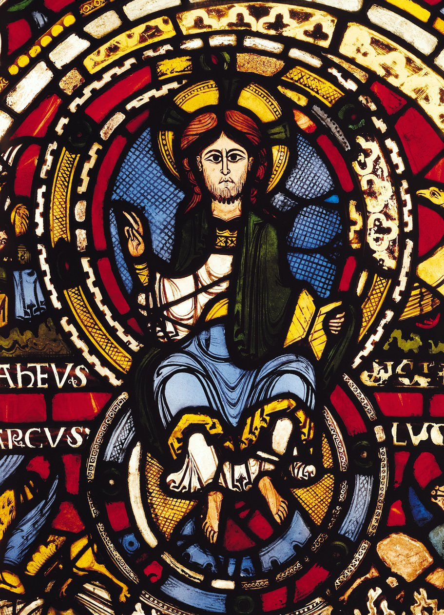 Das Jüngste Gericht, Detail von Christus von French School