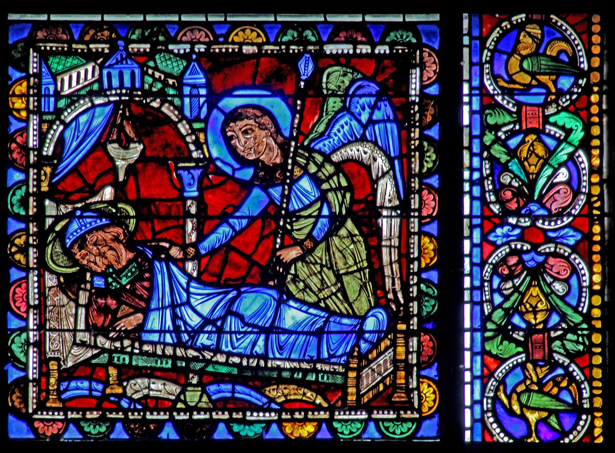 Das Leben Christi Fenster: Josephs Traum von French School