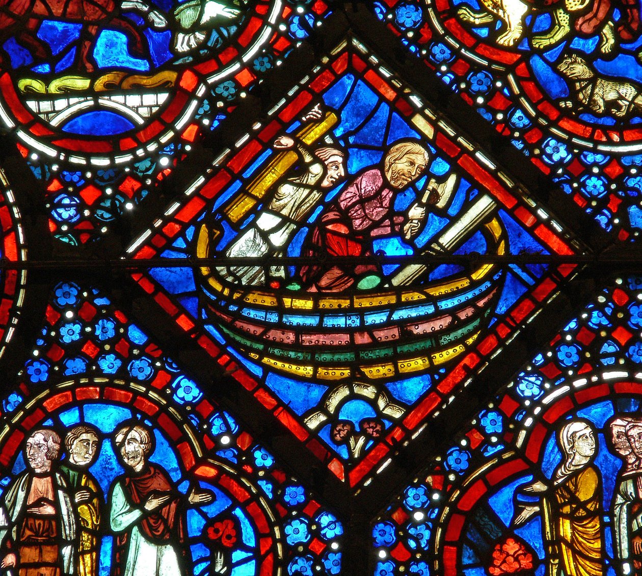 Das Noah-Fenster: Er baut die Arche von French School