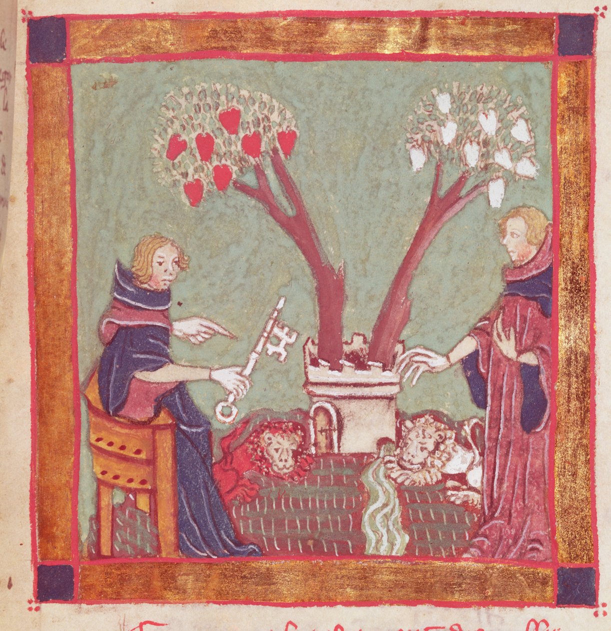 Der Wille der Philosophen, aus einem Manuskript der Alchemie, 14 ...