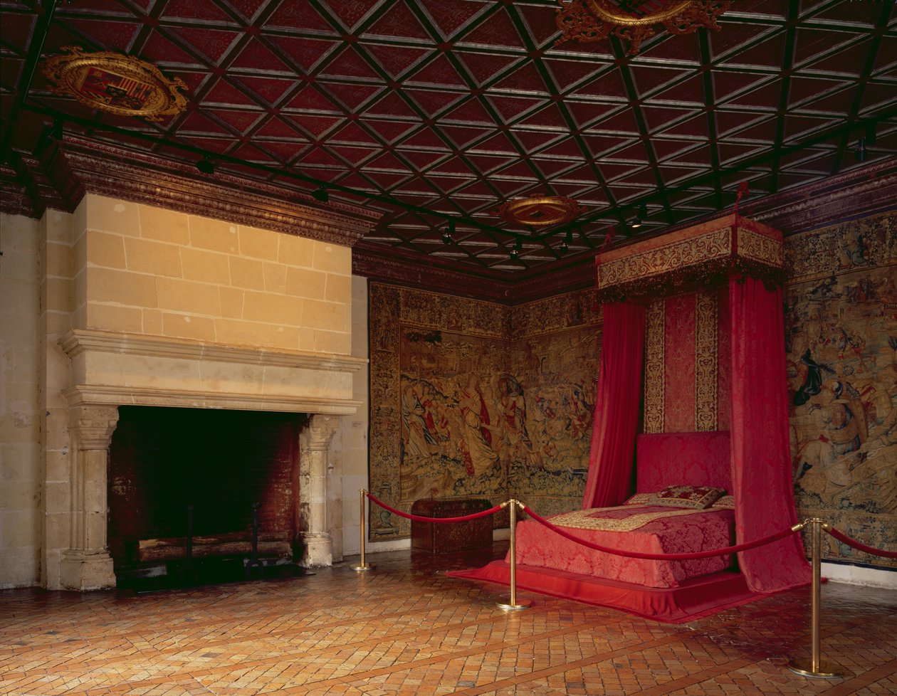 Das Schlafzimmer der Königin von French School