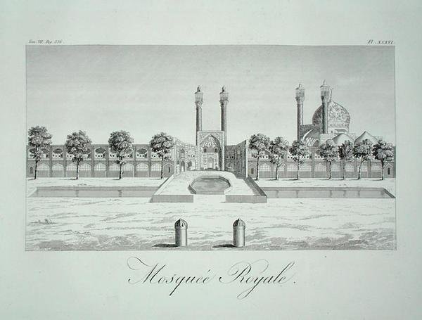 Die königliche Moschee in Isfahan, aus 