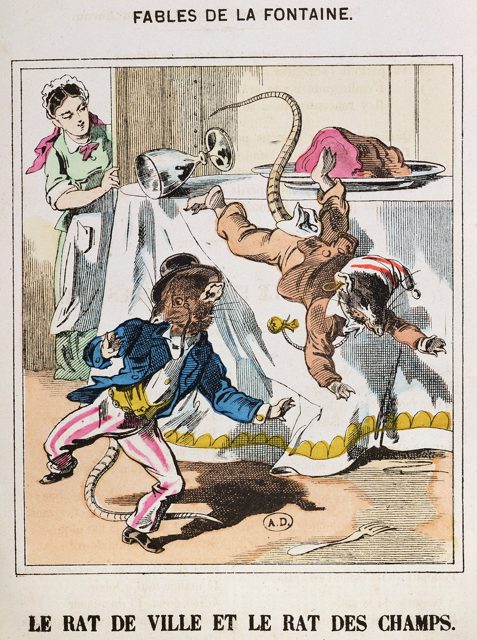 Die Stadtmaus und die Landmaus, aus 
