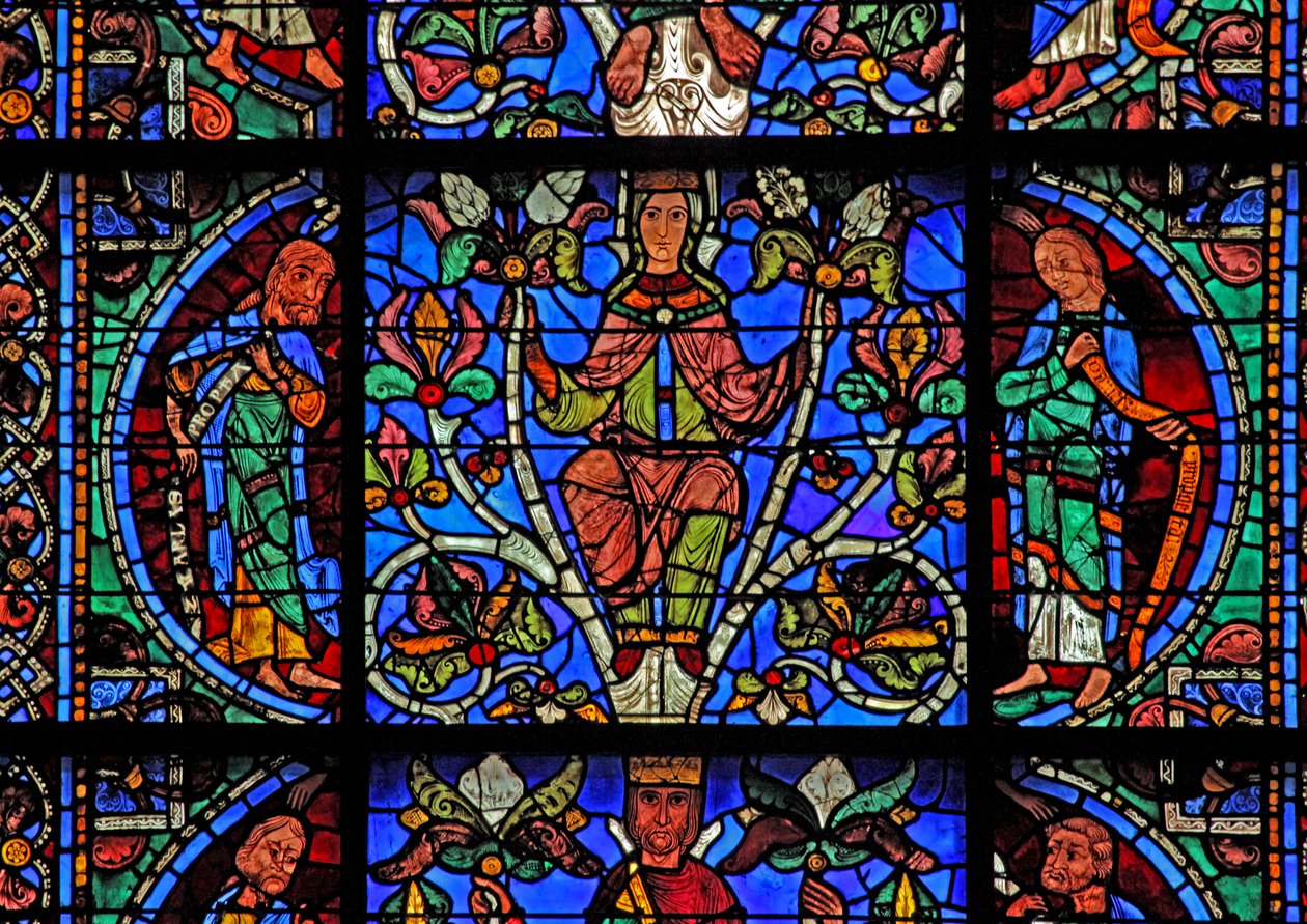Der Baum Jesse: Ein Prophet, die Jungfrau Maria, Daniel von French School