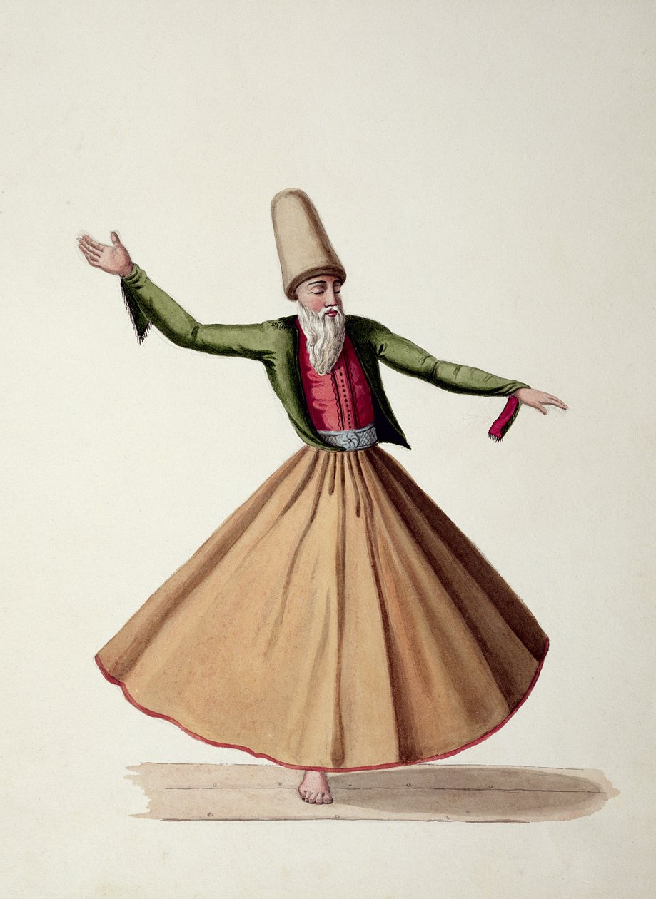 Der Drechsler, osmanische Periode, drittes Viertel des 18. Jahrhunderts von French School