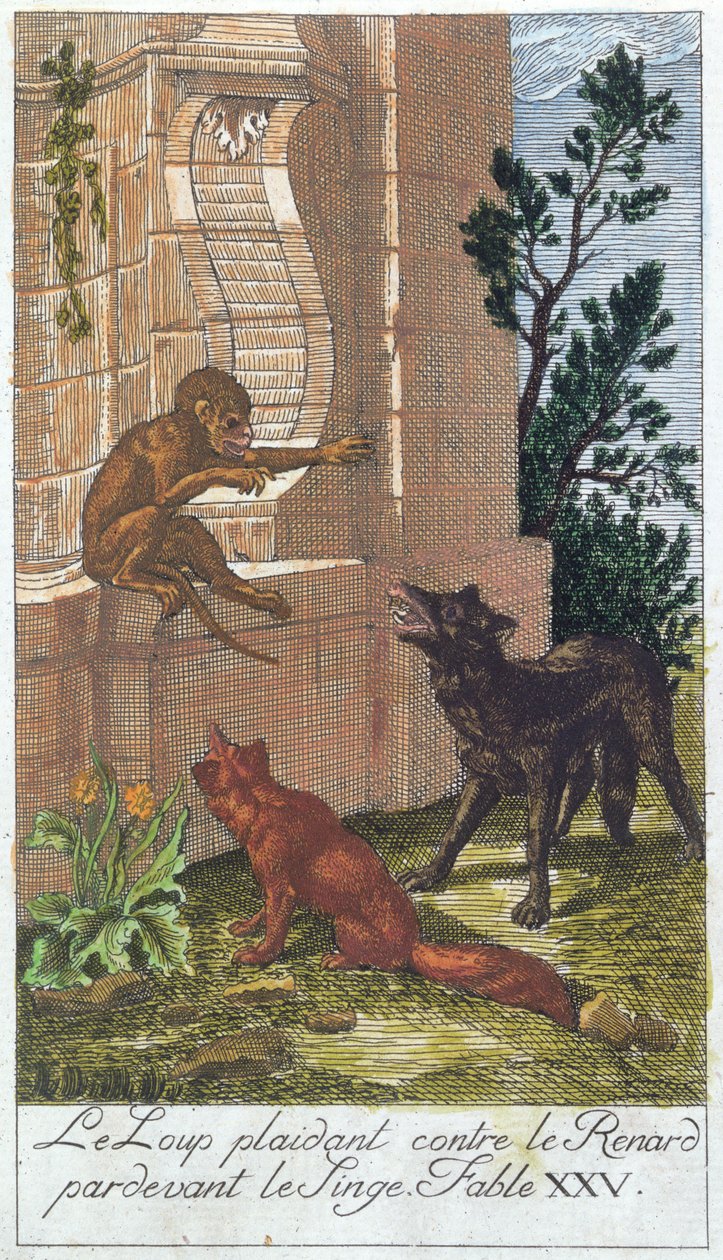 Der Wolf, der Fuchs und der Affe, aus 
