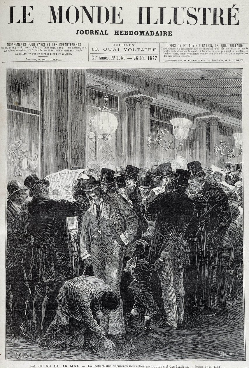 Die Krise vom 16. Mai: Zeitungslesen von French School