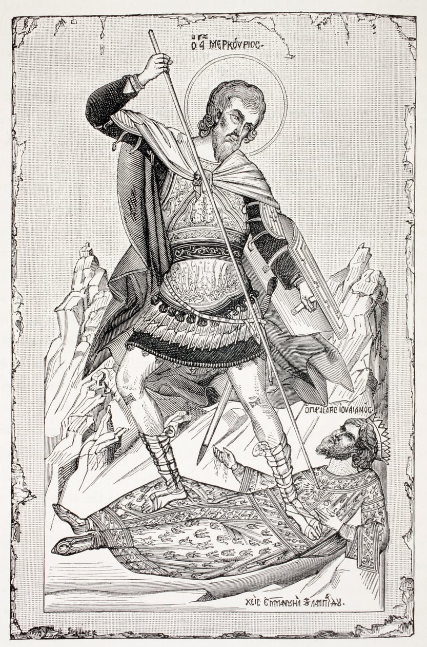 Der Traum des hl. Basilius des Großen, aus 
