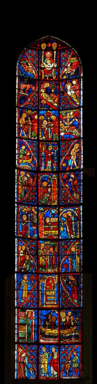 Das Fenster von St. Maria der Ägypterin von French School