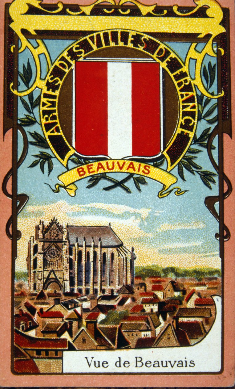 Ansicht der französischen Stadt Beauvais, ca. 1900 von French School