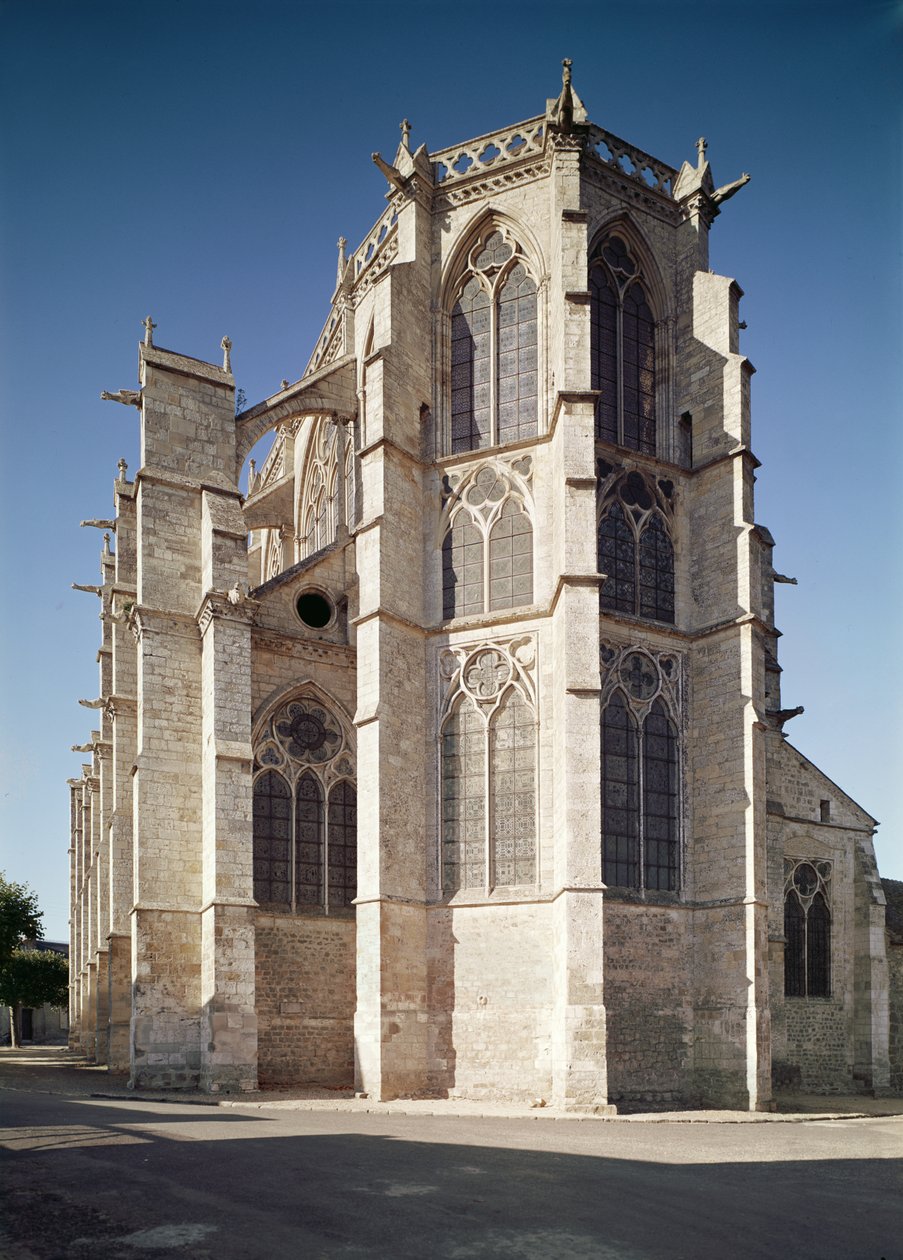 Ansicht des Chors der Kirche, gebaut 1260-1320 von French School