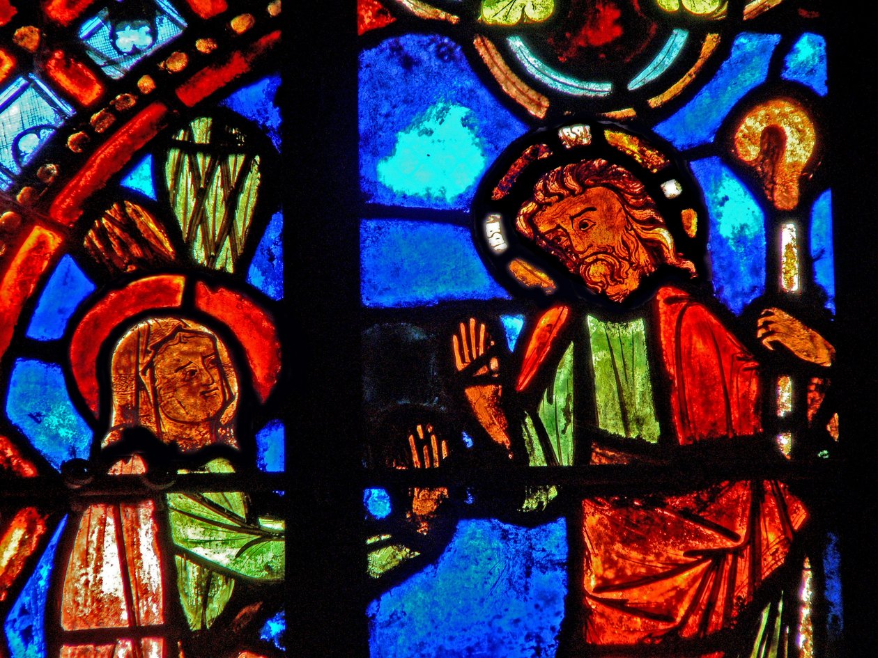 Fenster w0, Auferstehungsszene: Noli Me Tangere von French School