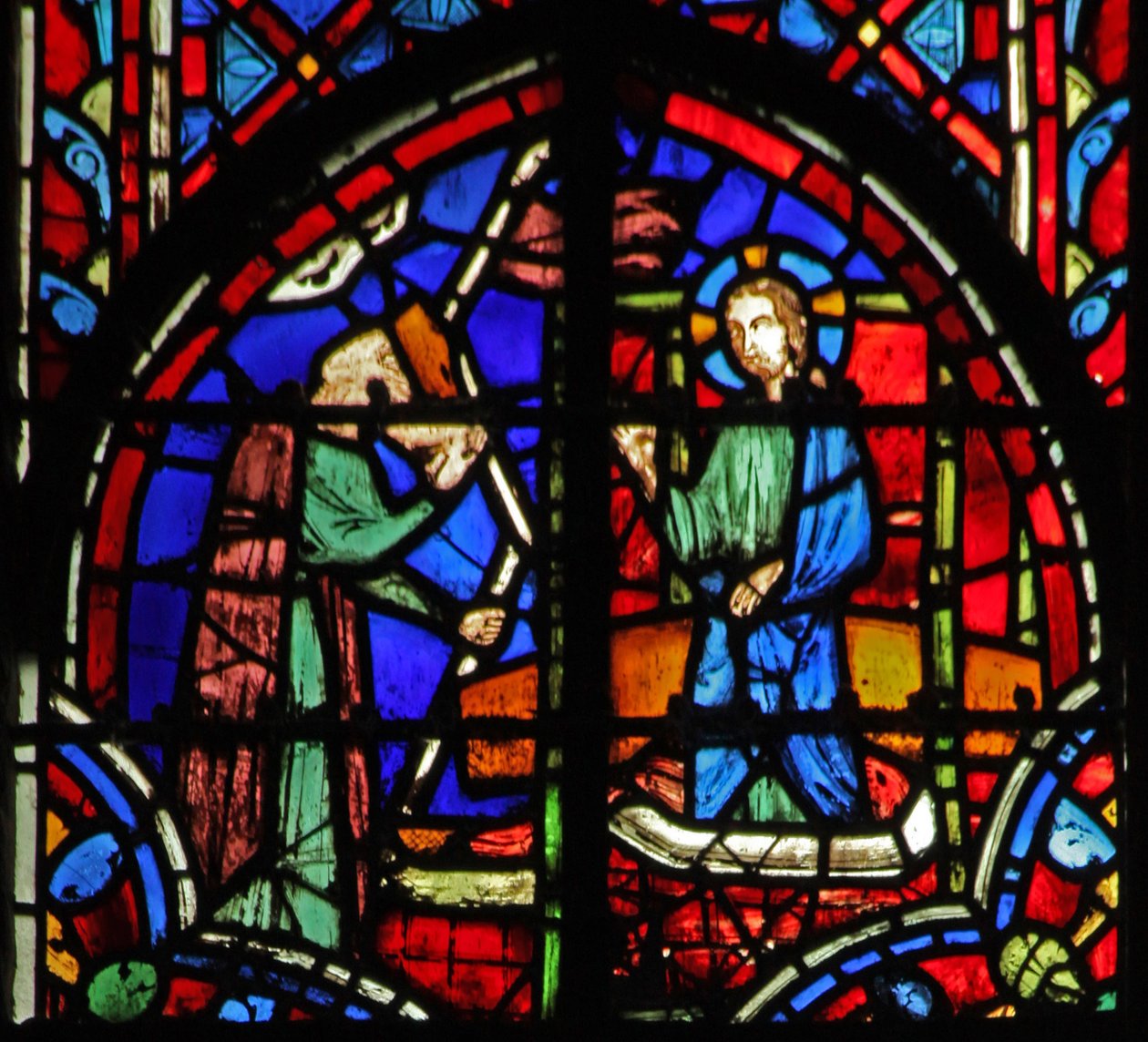 Die Tochter Judas trinkt den Wein von Gottes Zorn von French School