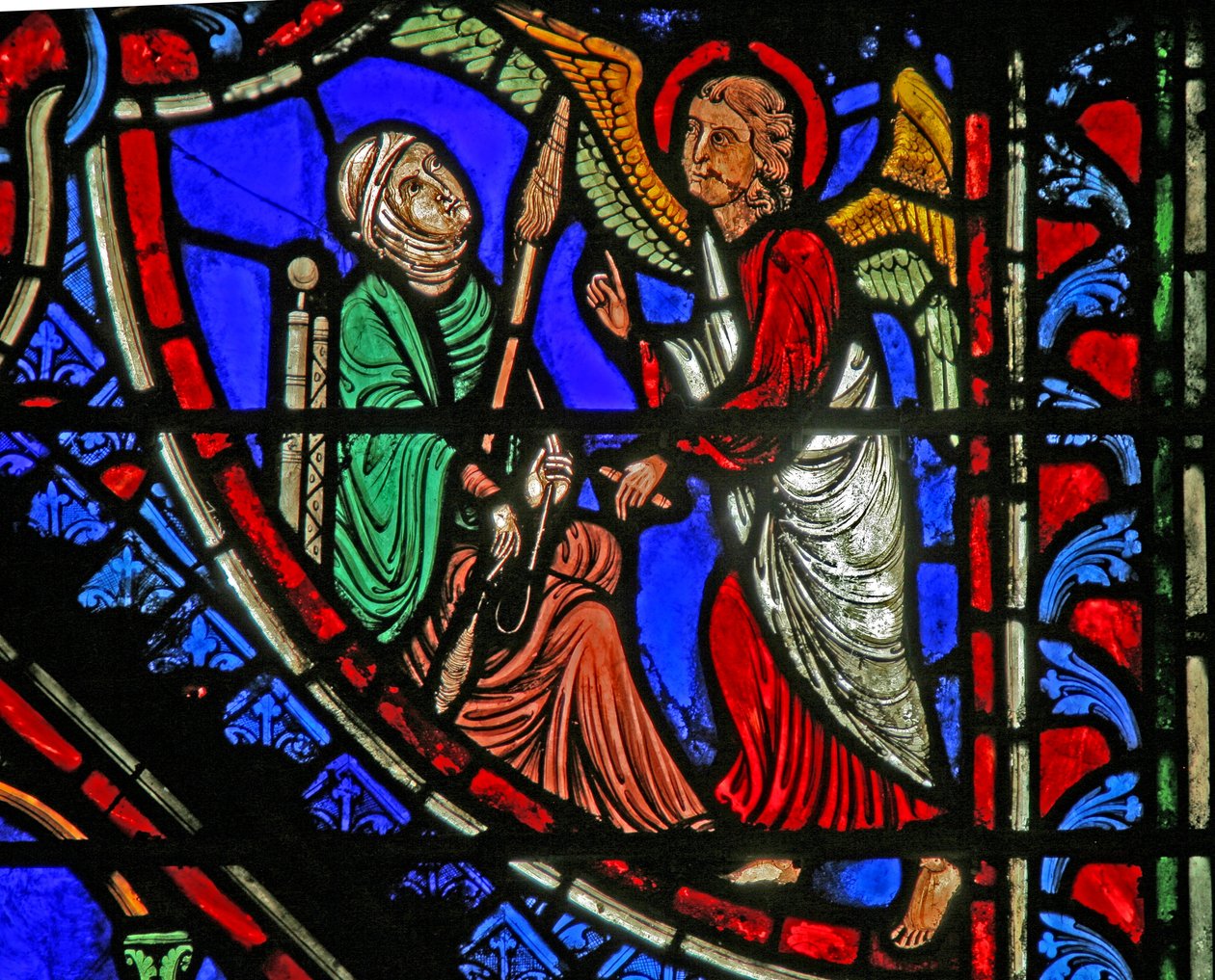 Fenster w1, Verkündigung an St. Anna von French School