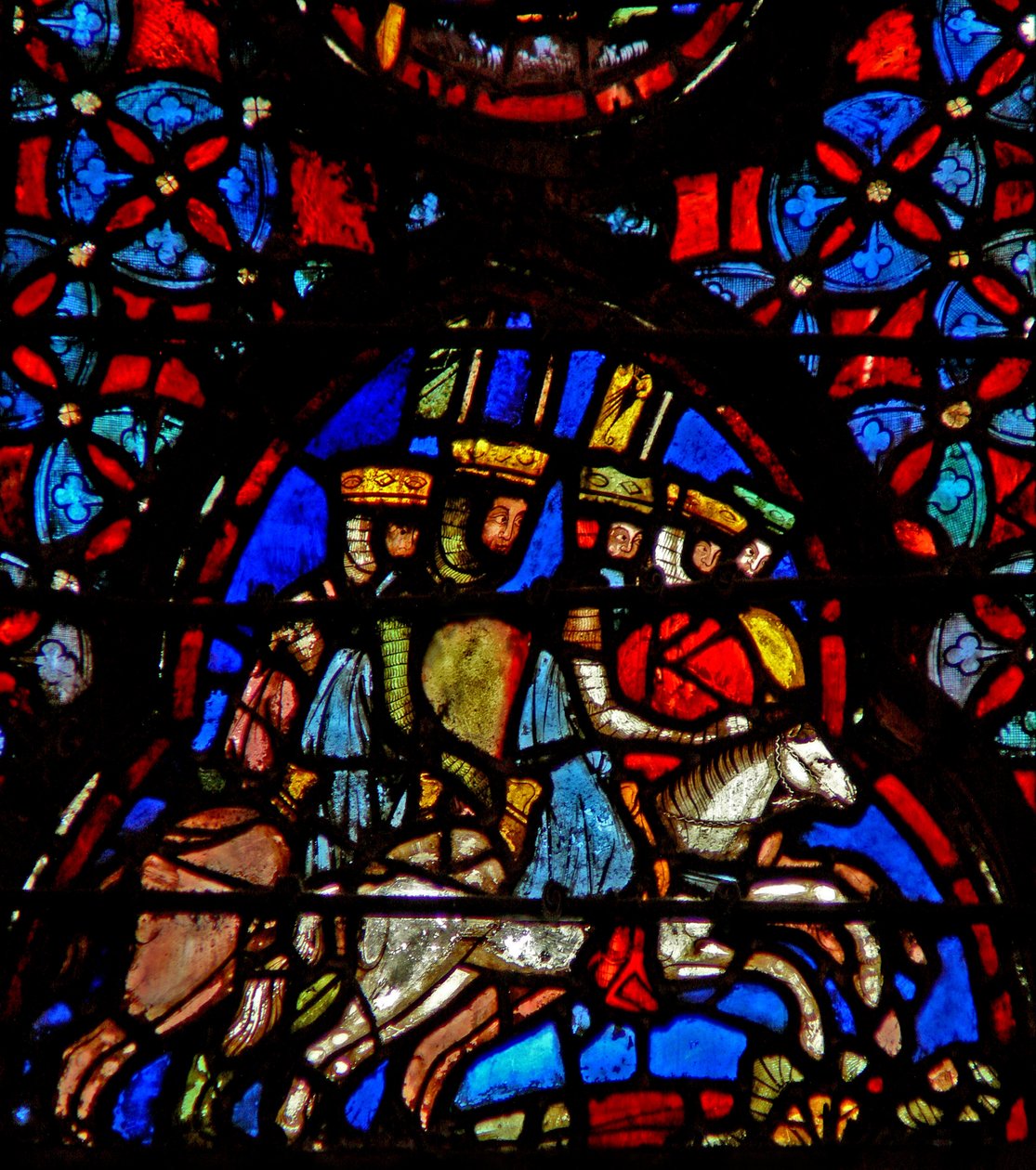 Die Amoriterkönige fliehen. Josua X 19-20 von French School