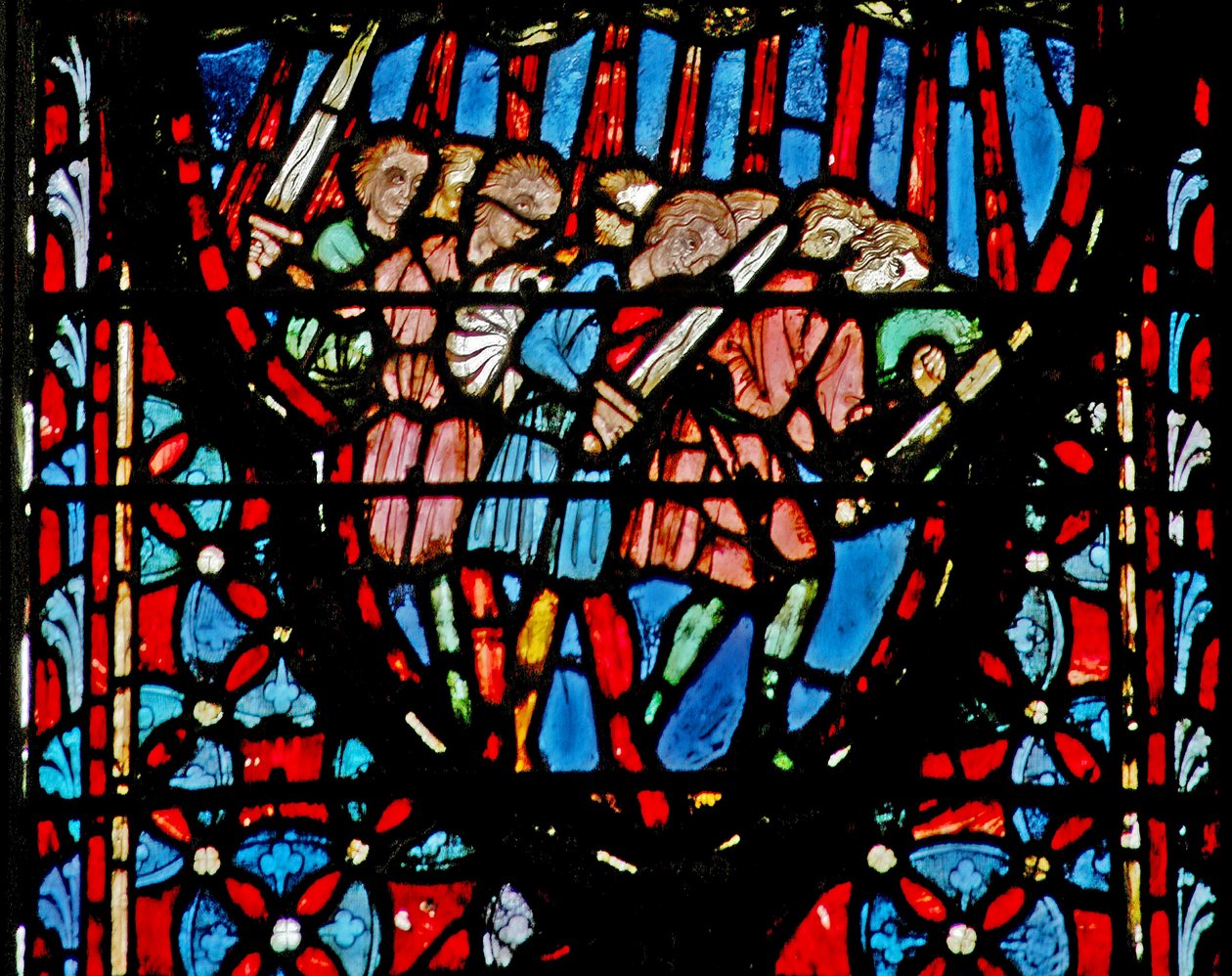 Amoriter begegnen Hagel. Josua X 11 von French School