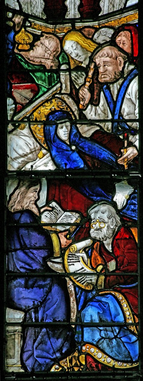 Fenster w4, Tod der Jungfrau Maria von French School