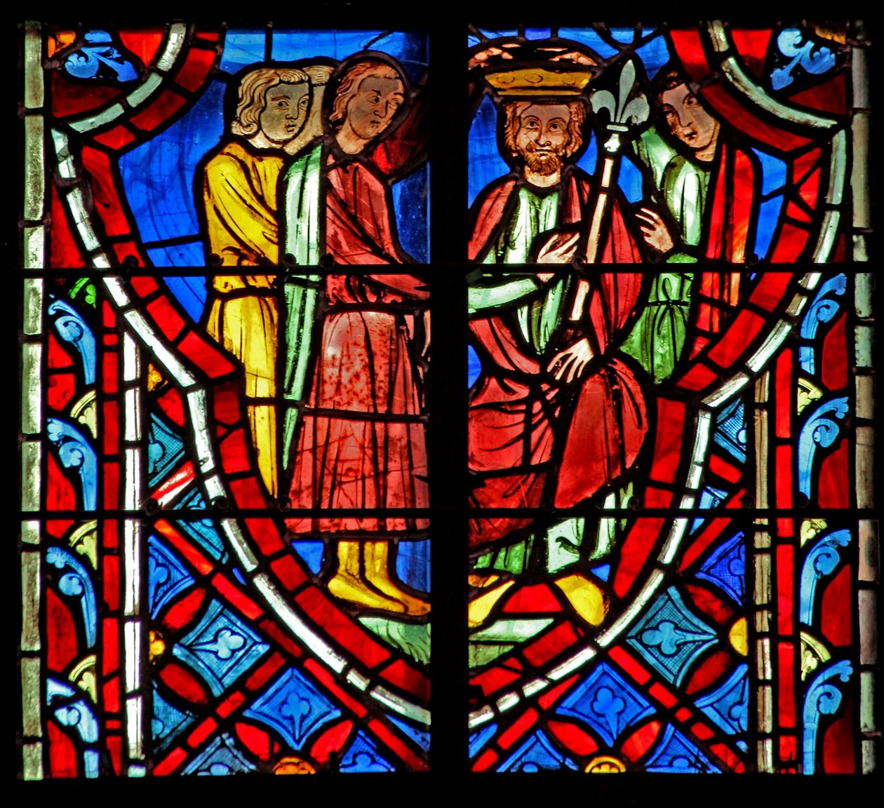 Gideon wird zum Herrscher ernannt. Richter VIII 22 von French School