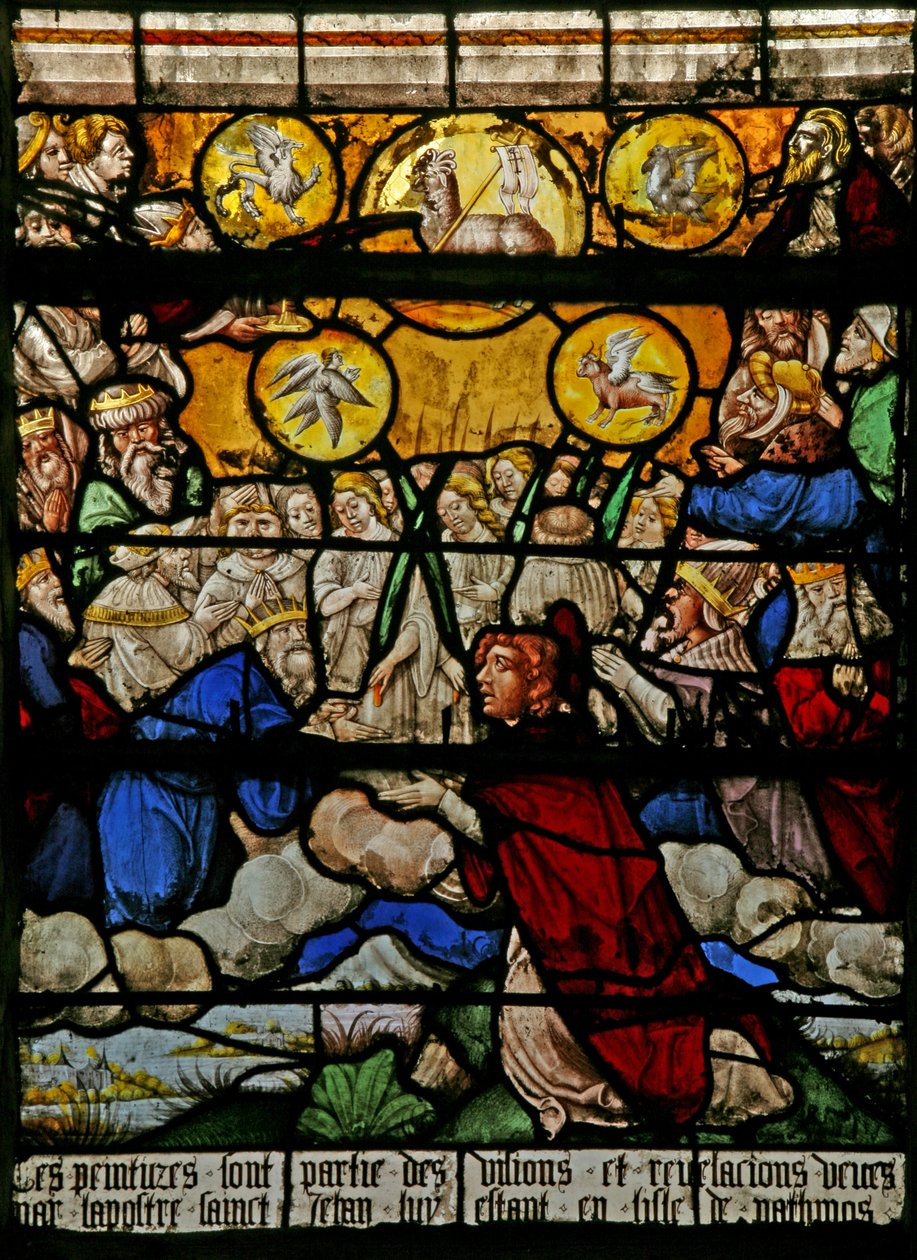 Fenster w9 mit dem Jüngsten Gericht - nach Albrecht Dürer von French School