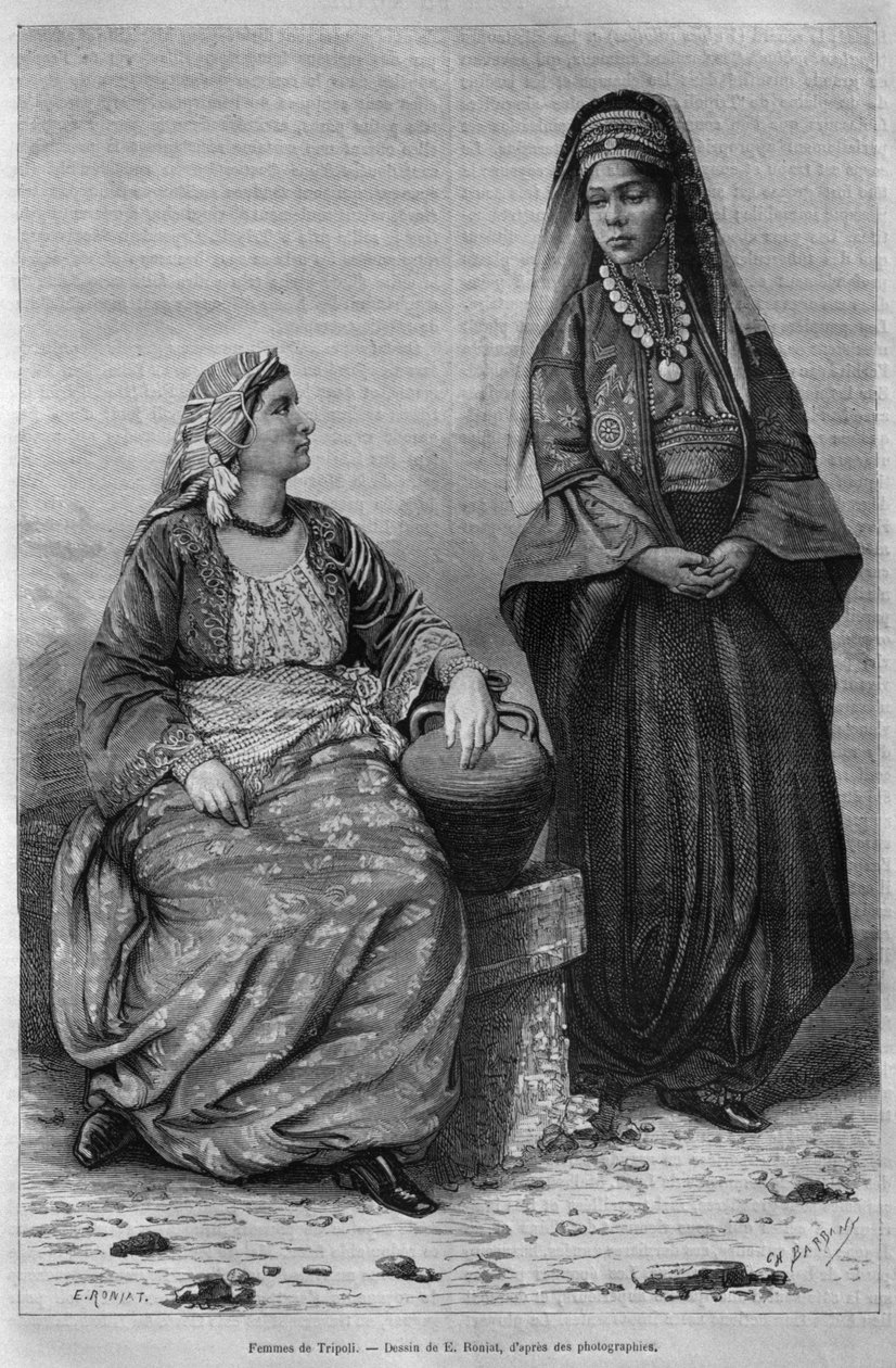 Frauen von Tripolis, aus La Syrie d