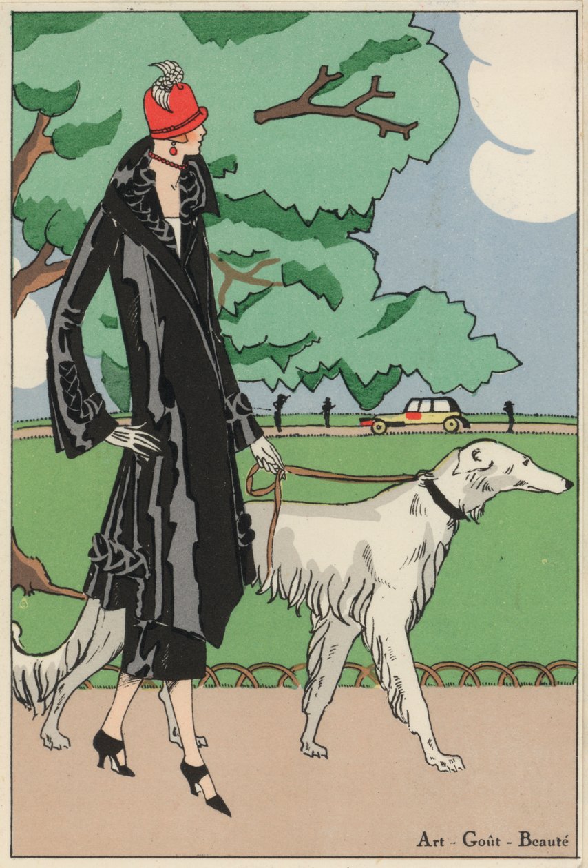 Damenmode der 1920er Jahre von den Designern Martial und Armand von French School