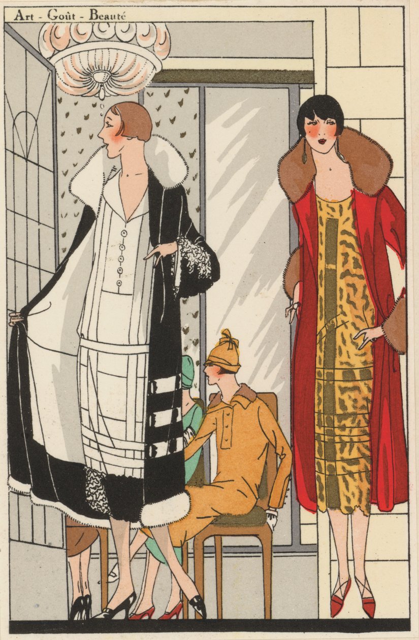 Damenmode der 1920er Jahre von Designer Lucien Lelong von French School