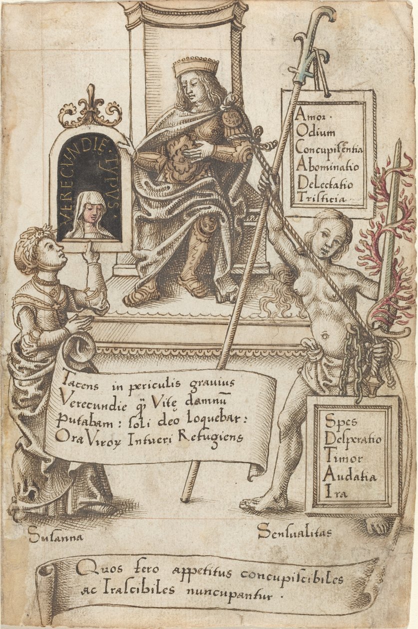 "Immer die Bettwäsche zusammenlegen" [fol. 41 recto] von French early 16th Century