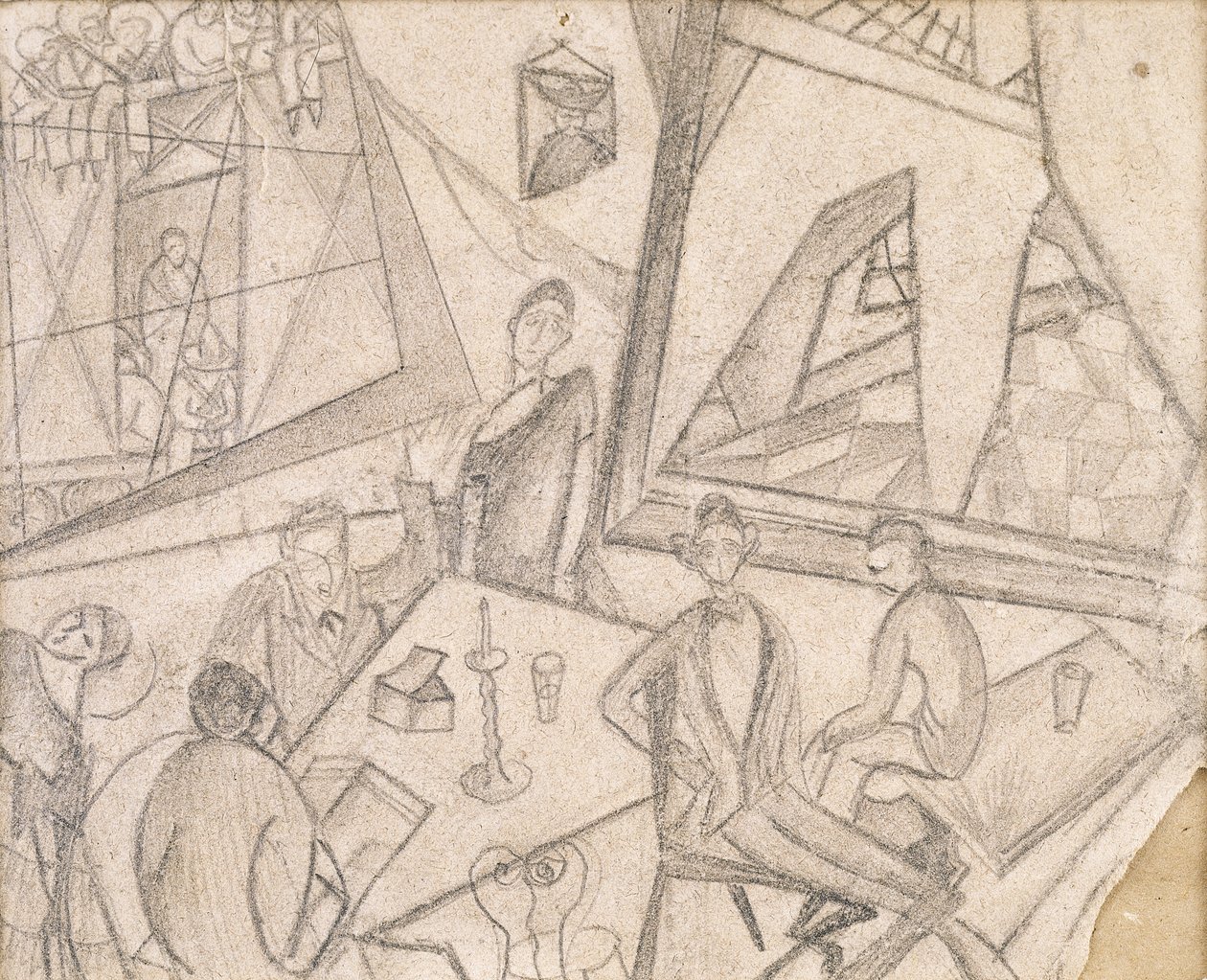 Frida und ihre Zeitgenossen, ca. 1925 von Frida Kahlo