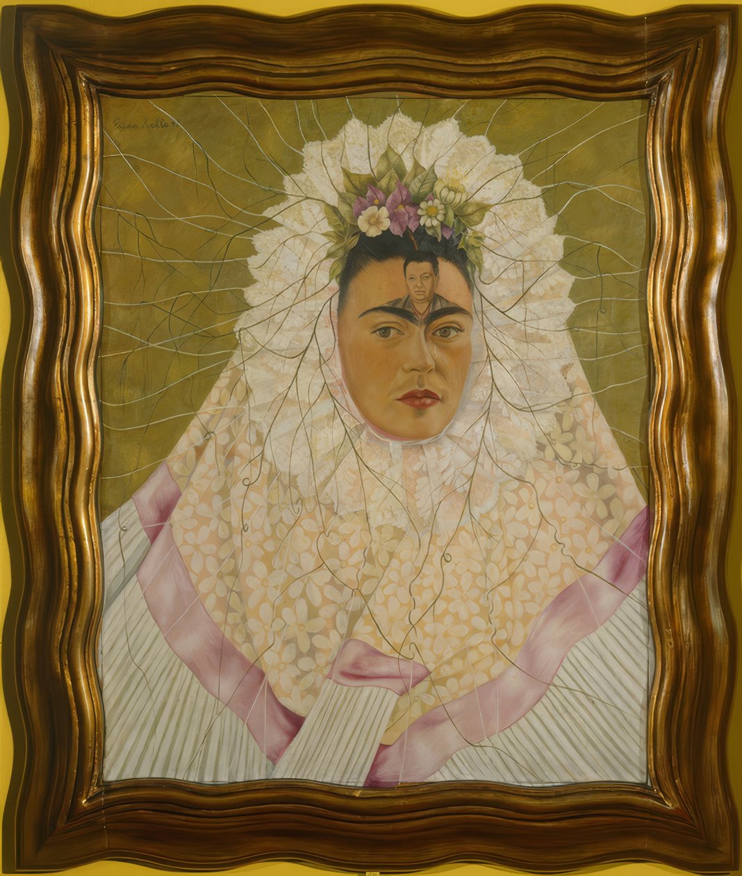 Selbstporträt als Tehuana oder Diego in meinen Gedanken von Frida Kahlo