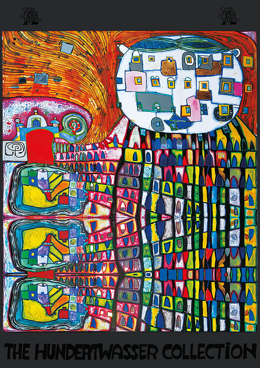 Hauskatze von Friedensreich Hundertwasser
