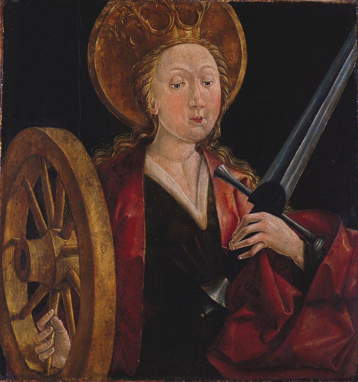 Die heilige Katharina von Alexandrien von Friedrich Pacher