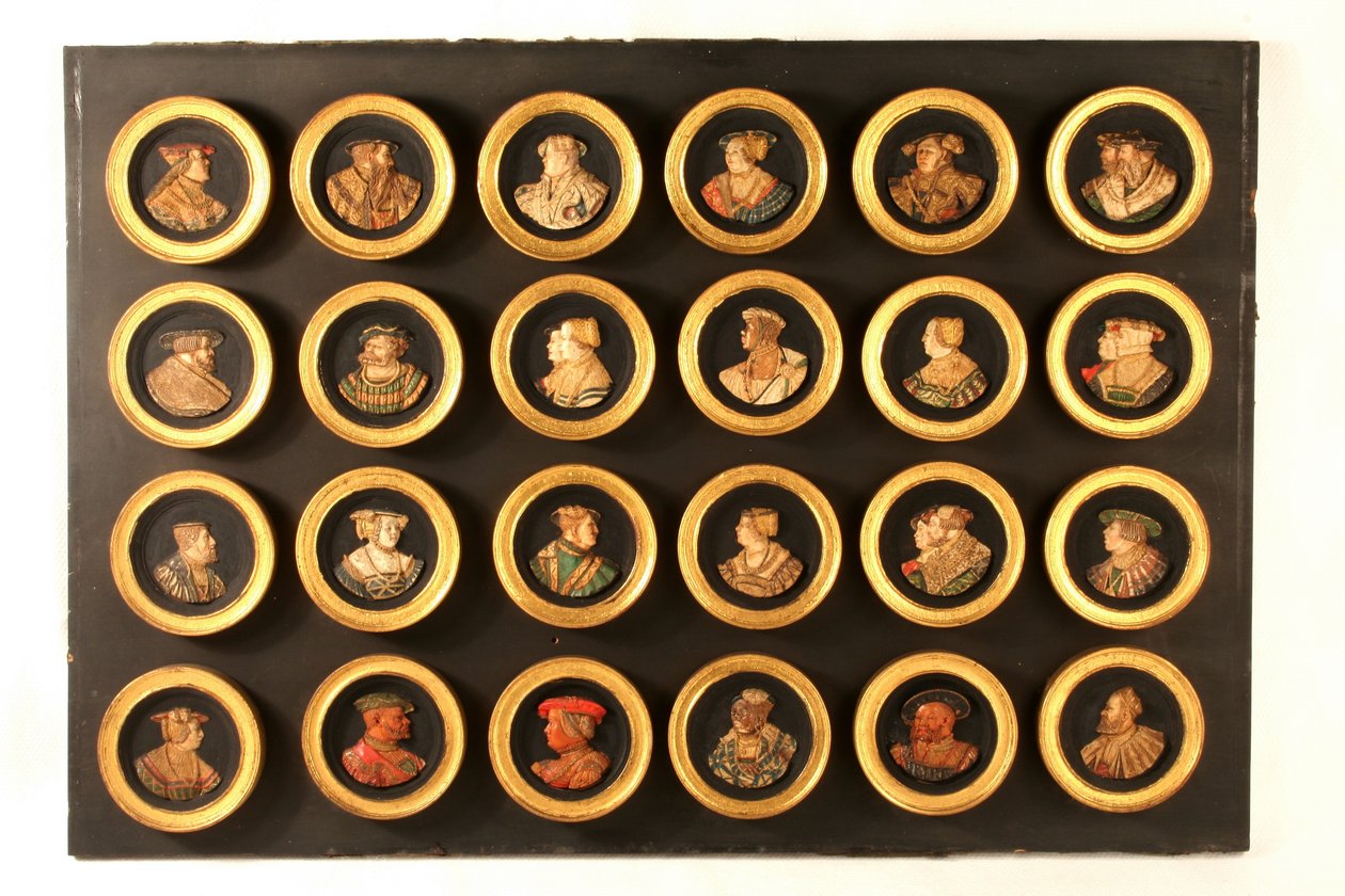 Eine Sammlung von vierundzwanzig Zeichnern als Porträtmedaillons von Friedrich (after) Hagenauer