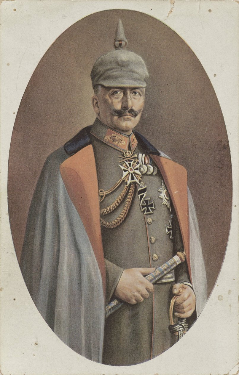 Reproduktion nach einem gemalten Porträt von Wilhelm II. von R. Grabendorff von Friedrich Bruckmann