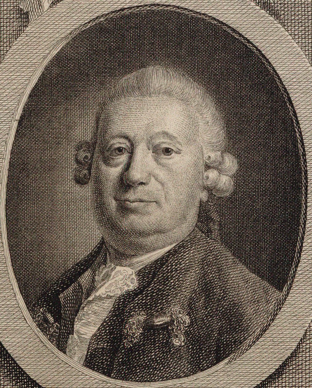 Porträt des Komponisten Johann Heinrich Rolle 1716-1785, 1780 von Friedrich Christian Gottlieb Geyser