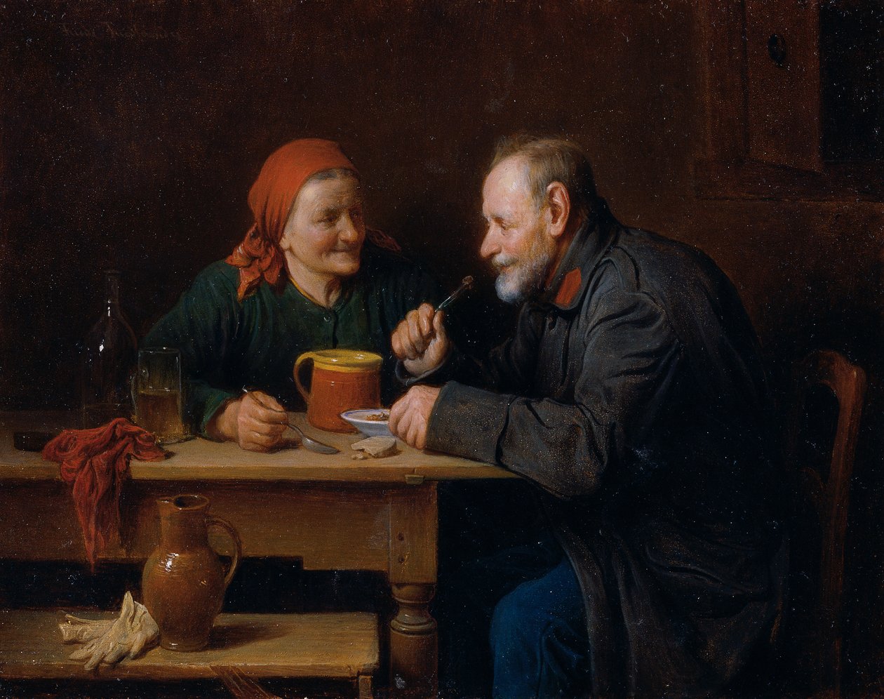 Das Mittagsmahl von Friedrich Friedländer Ritter von Malheim