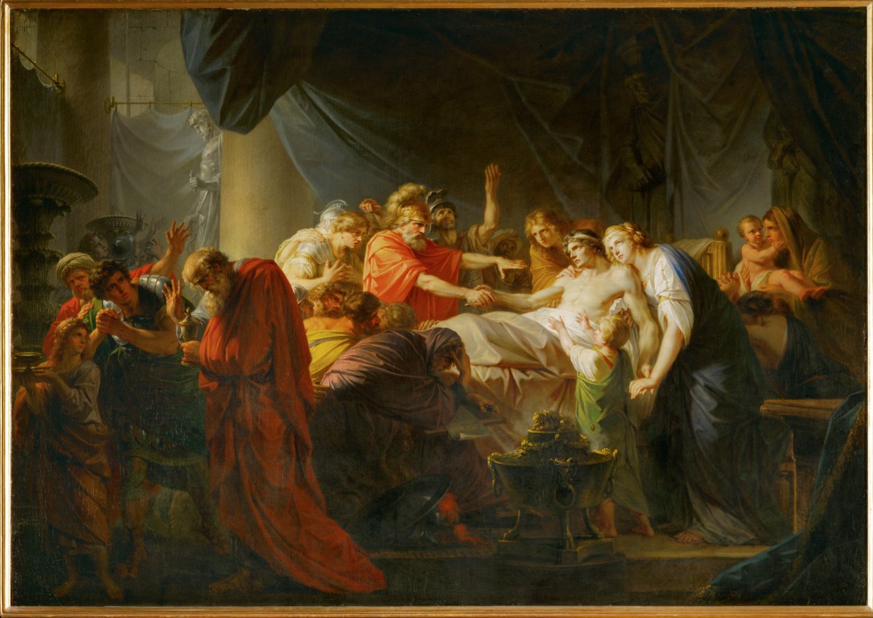 Der Tod des Germanicus von Friedrich Heinrich Fuger