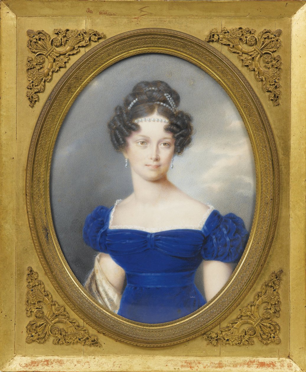 Prinzessin Henrietta von Nassau-Weilburg, die Frau von Erzherzog Karl von Österreich von Friedrich Johann Gottlieb Lieder
