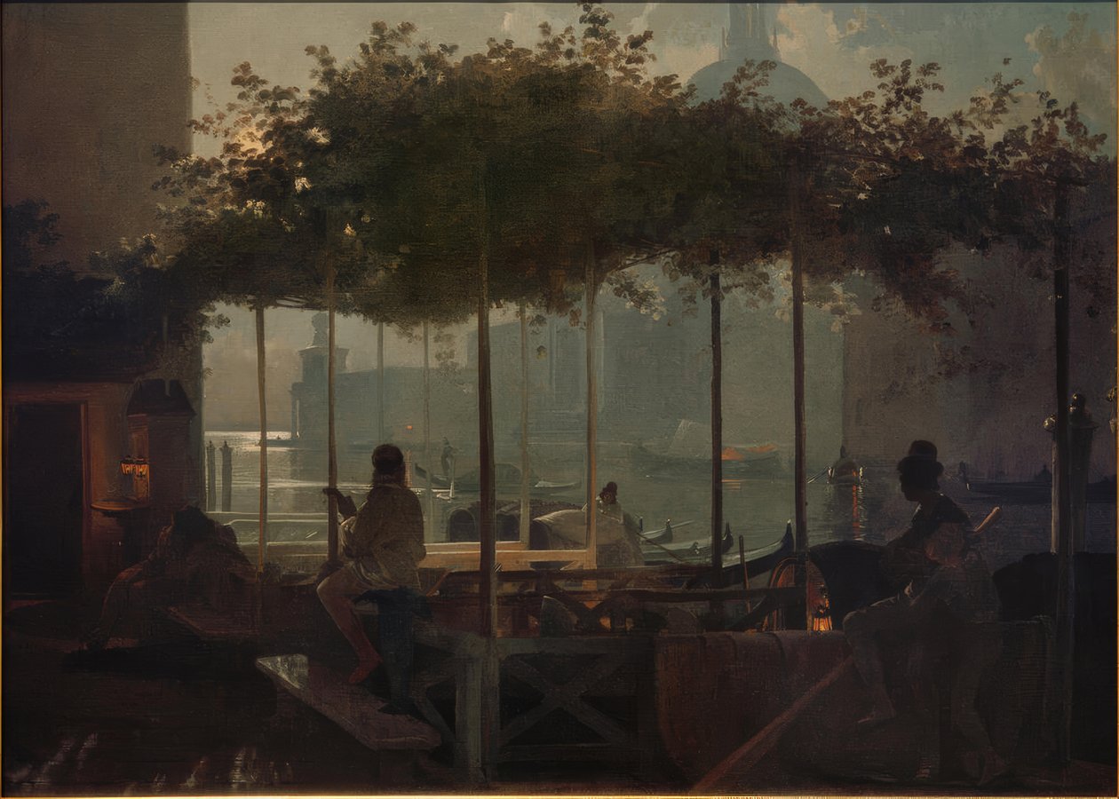Mondnacht in Venedig von Friedrich Nerly