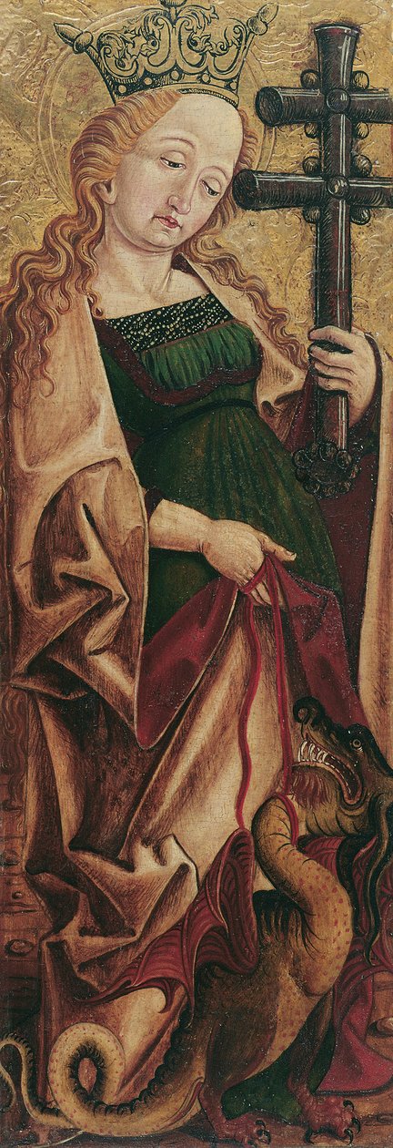 Hl. Margarete (Innenseite) und Hl. Panthaleon (Außenseite) von Friedrich Pacher (Umkreis)