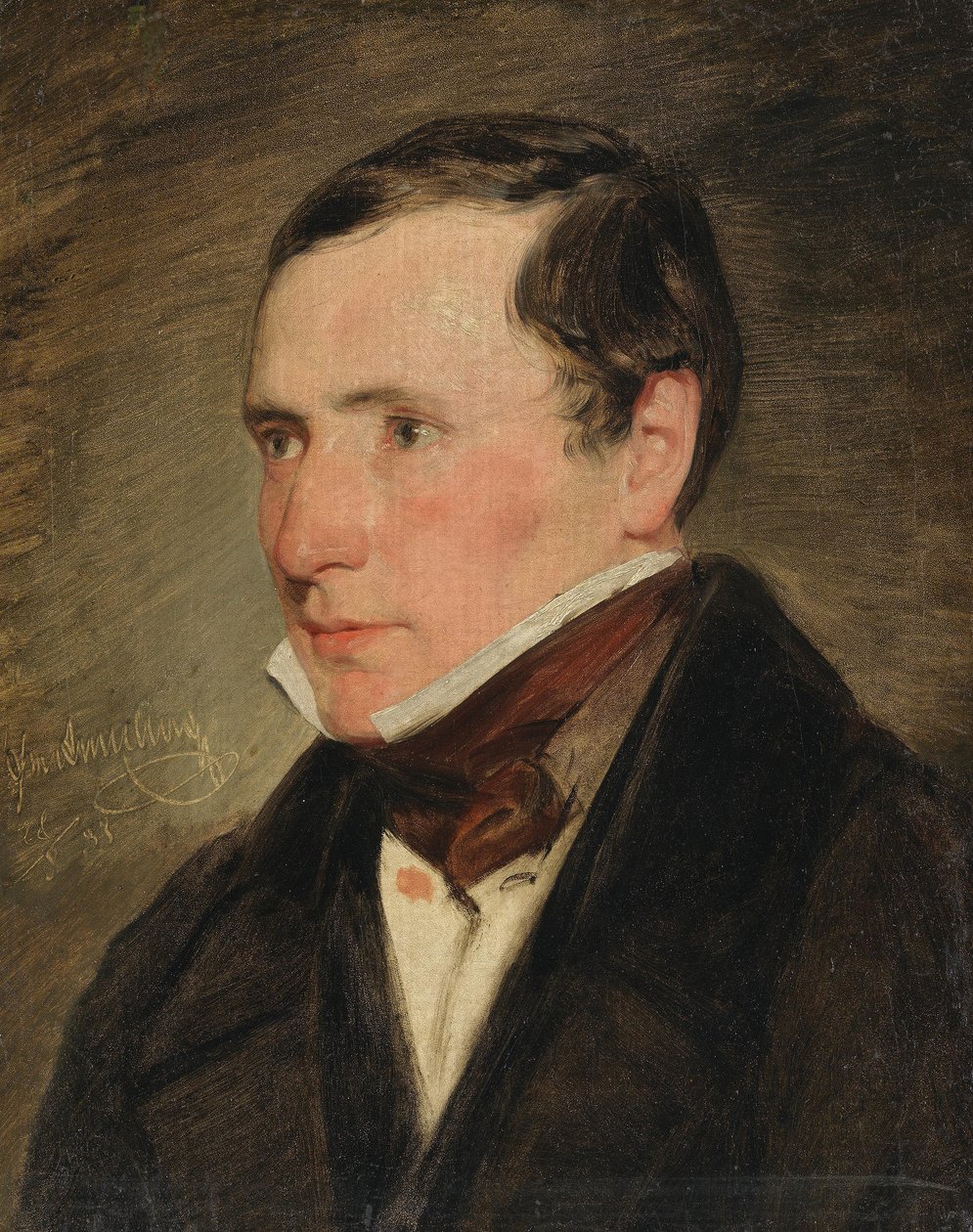 Bildnis eines jungen Mannes von Friedrich von Amerling