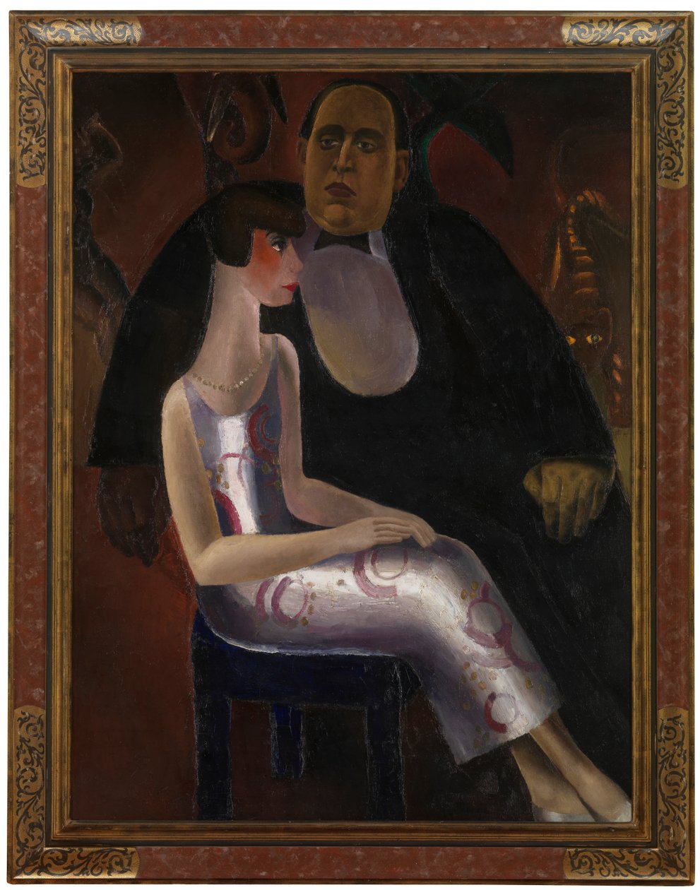 Porträt von Paul-Gustave Van Hecke und seiner Frau Norine von Frits van den Berghe