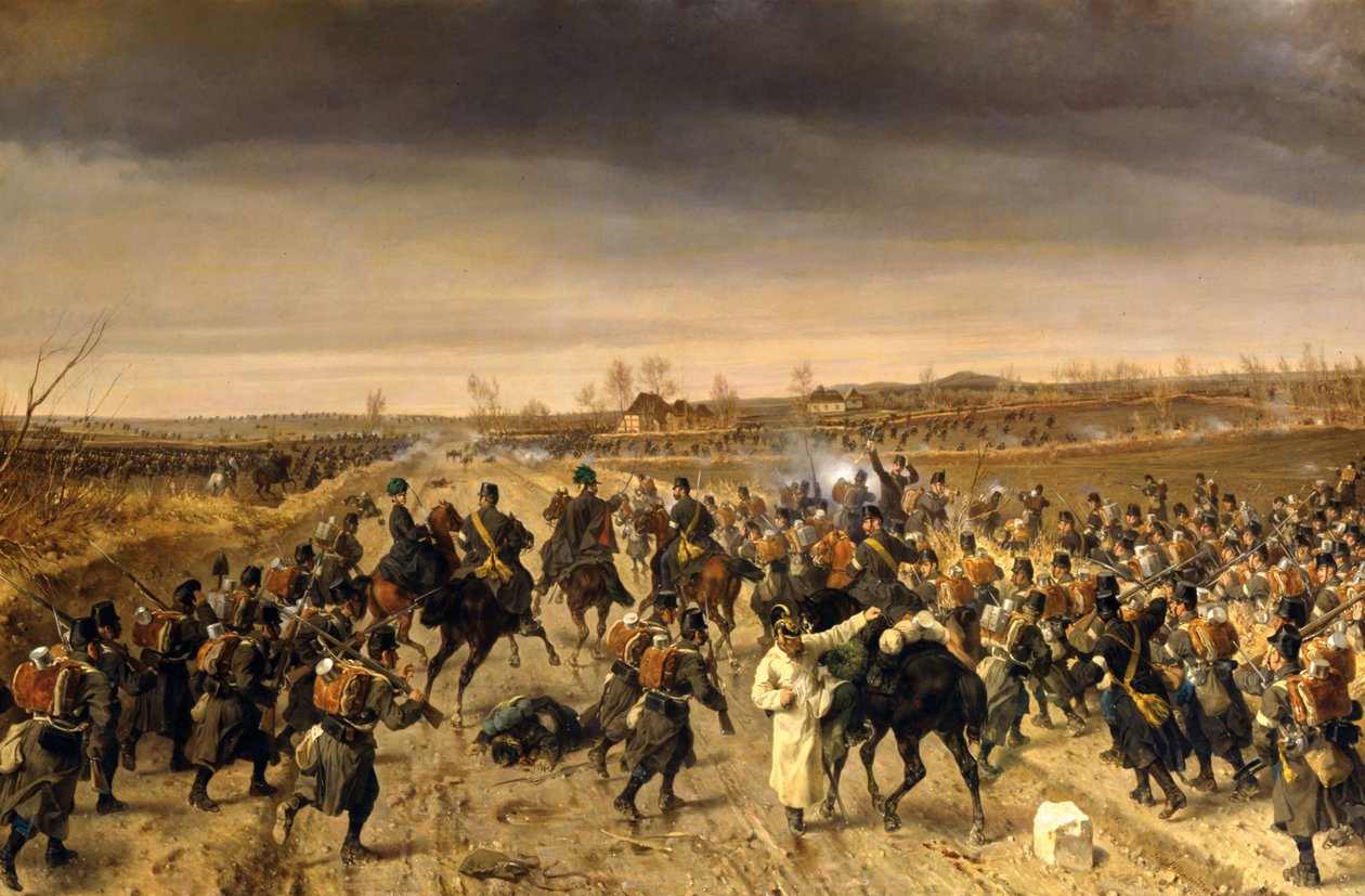 Die Schlacht bei Oberselk am 3. Februar 1864 von Fritz L