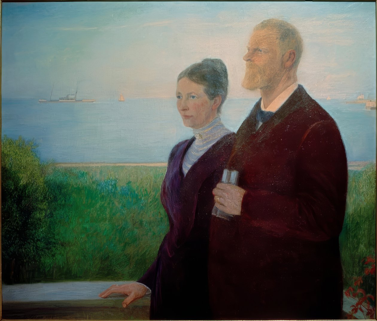 Doppelporträt (Woermann) von Fritz Mackensen