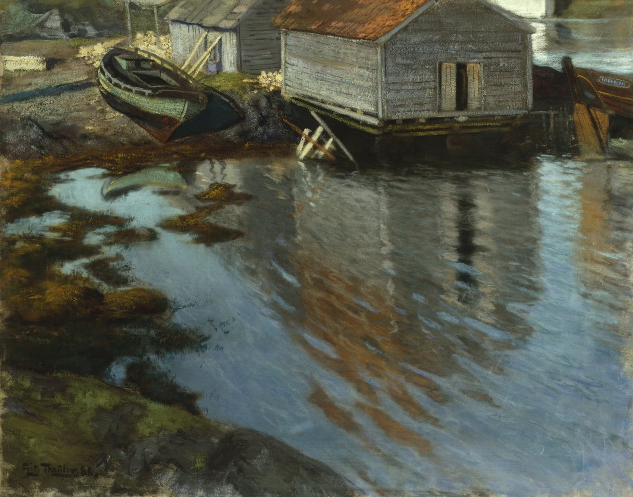 Kein Titel auf dem Podium von Fritz Thaulow