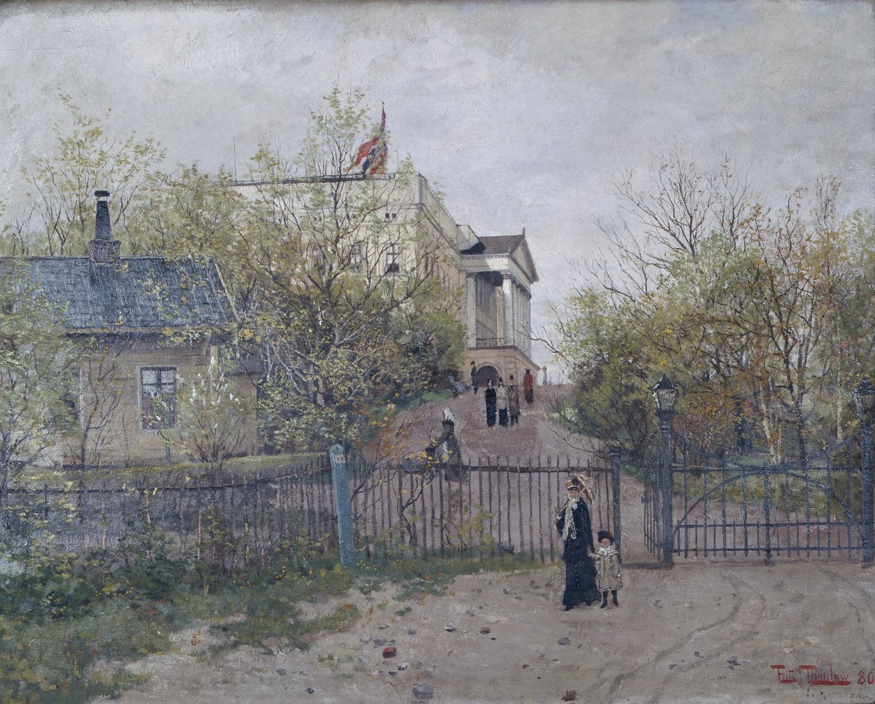 Das Schloss von Fritz Thaulow