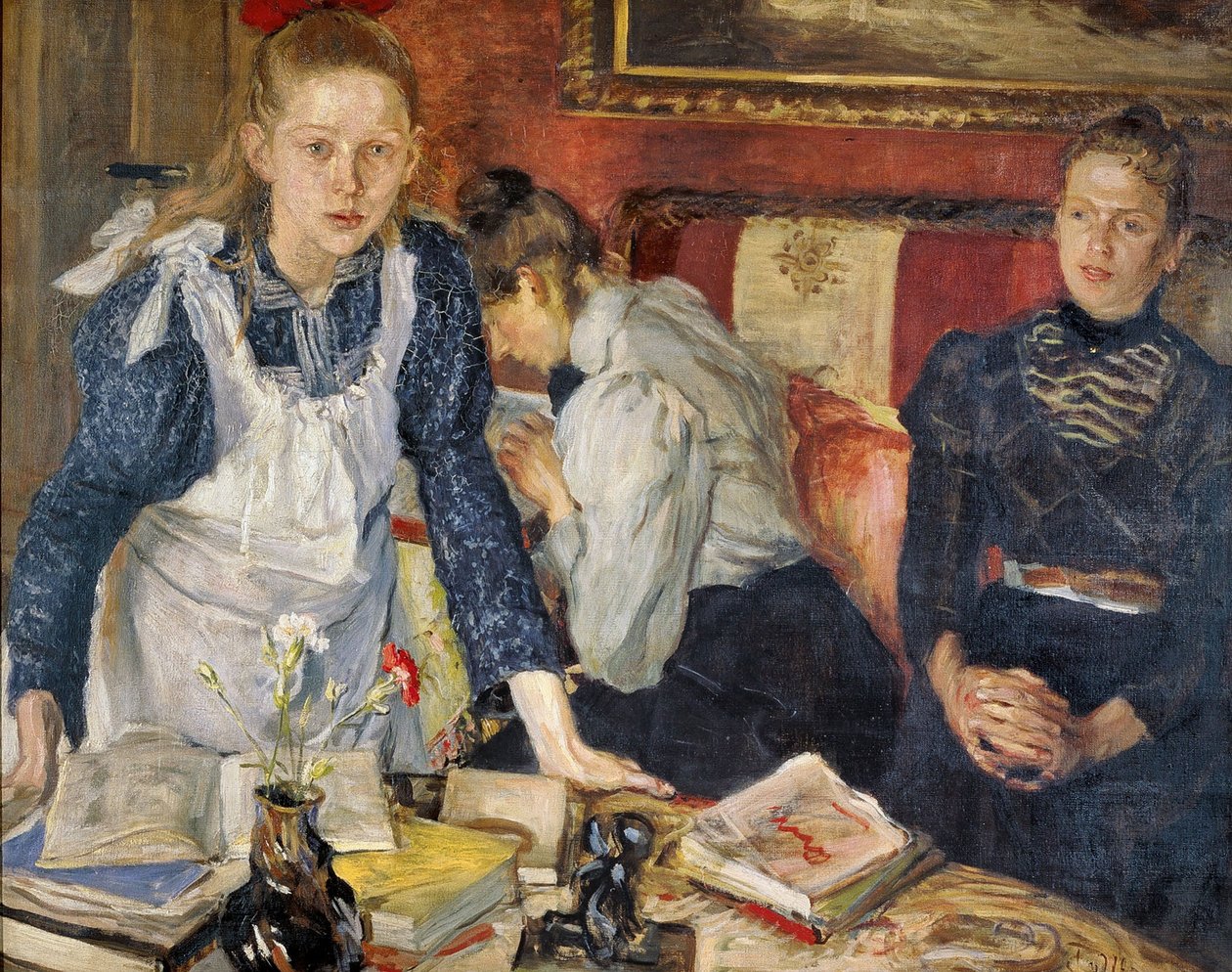 Der Unterricht von Fritz von Uhde