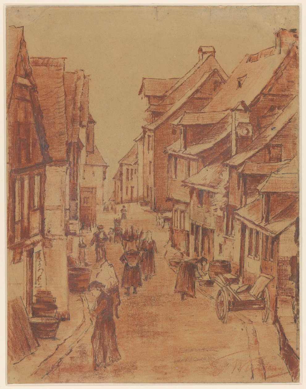 Straße in einem deutschen Dorf von Froukje Wartena