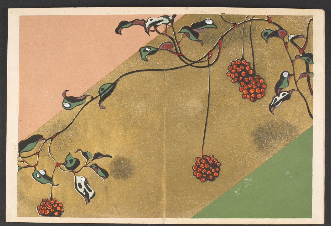 Shasei sôka môyô, Muster von Pflanzen und Blumen aus dem Leben von Furuya Korin
